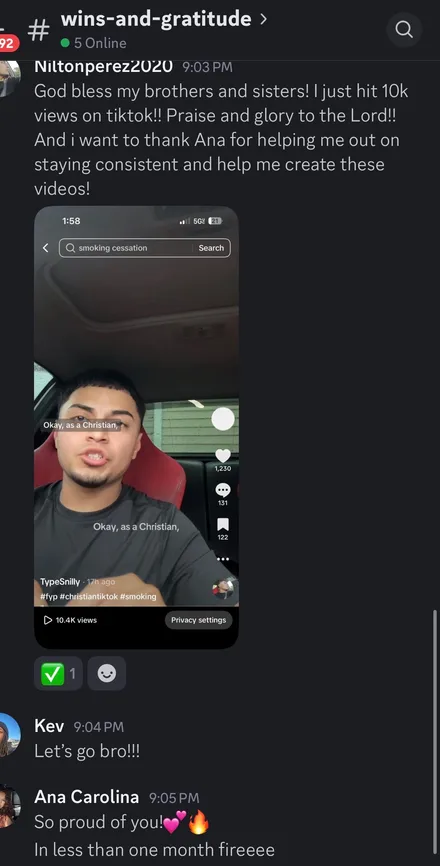 Nilton: Showing up consistently